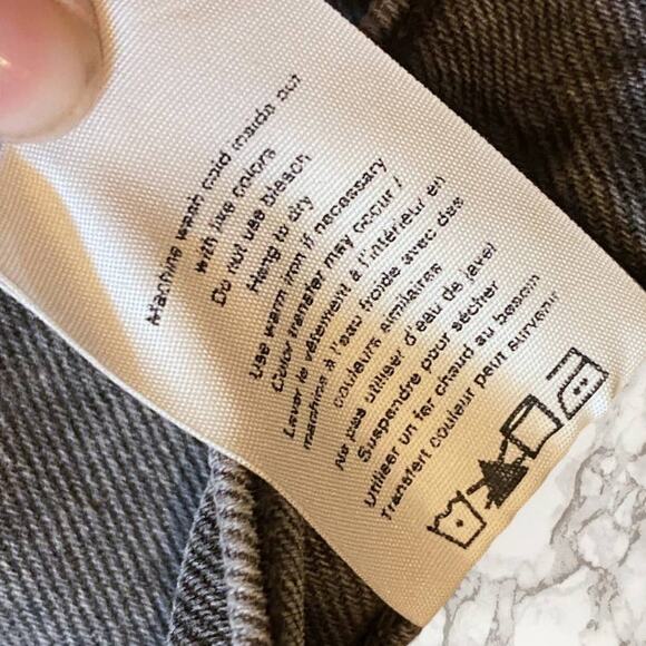 Rag & Bone Gray Fit 1 Extra Slim Cotton Poly Stretch Skinny Jeans Size 34 - Picture 9 of 12